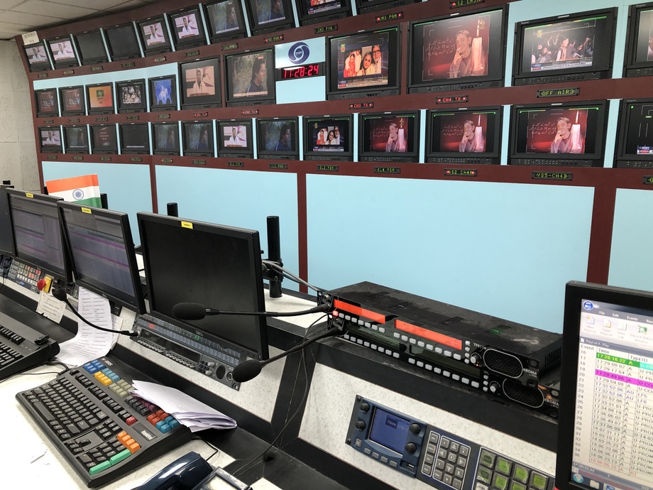 Indian Television Doordarshan installed in its main CPC and DD News Centers in Delhi 