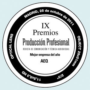 AEQ AWARDED ´´PRODUCCIÓN PROFESIONAL - COMPANY OF THE YEAR