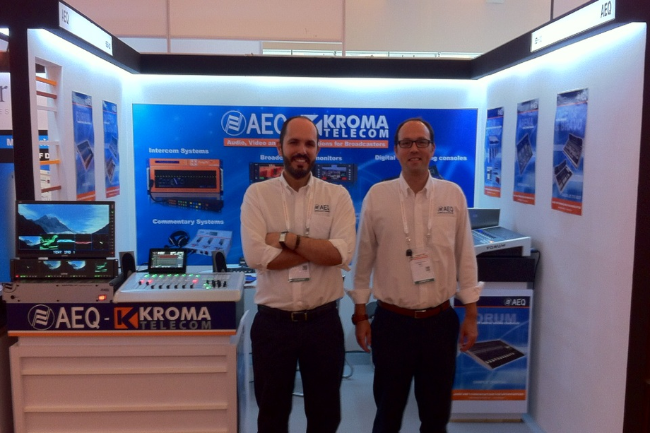 AEQ AND KROMA INTRODUCES NEW PRODUCTS AT BROADCASTASIA 2014