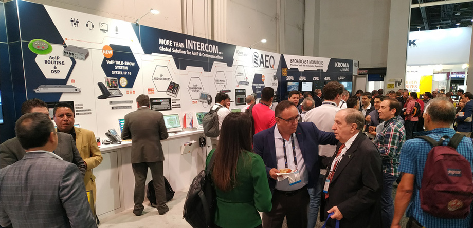 NEW AEQ PRODUCTS WERE EXHIBITED AT THE 2019 NAB SHOW, BOOTH C3651, April 8-11