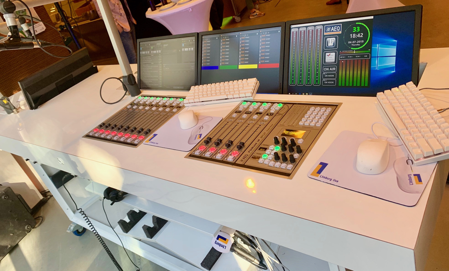 L1MBURG RADIO upgrades its new mobile studio with AEQ FORUM IP SPLIT CONSOLE 