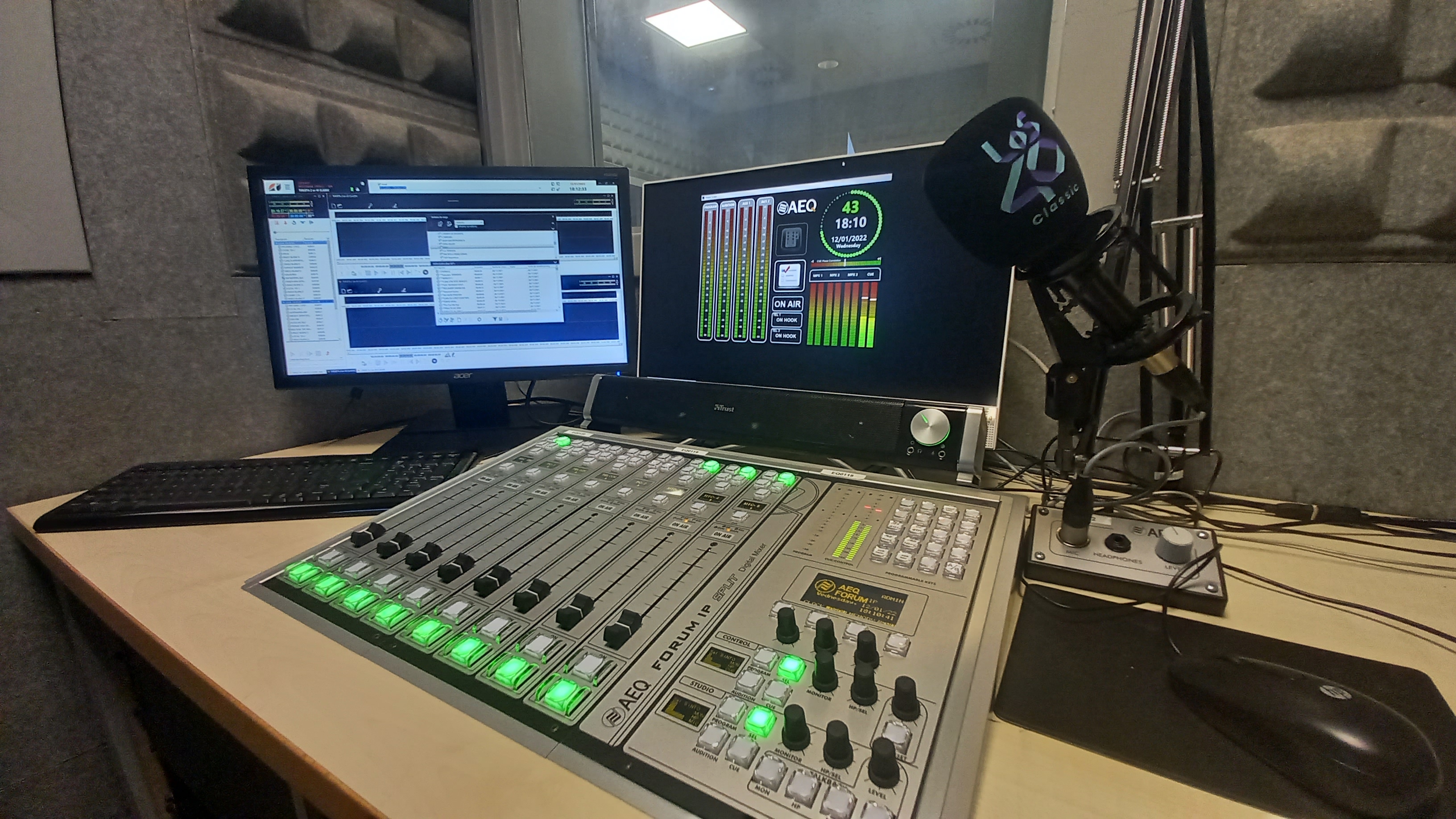 Støt deadlock skærm AEQ International - RADIO VIGO of CADENA SER selects AEQ FORUM IP SPLIT to  update two broadcasting studios
