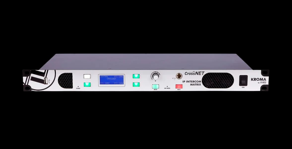 CrossNET — front panel