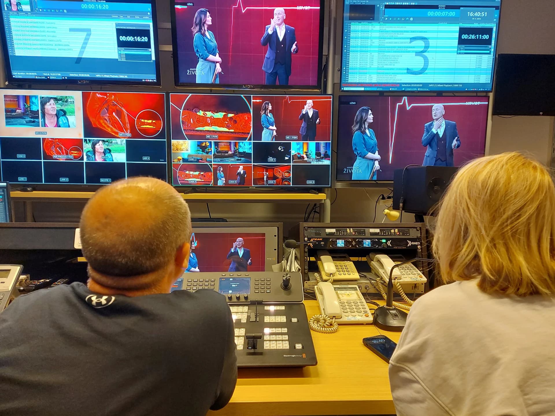 AEQ INTERCOM AT HAYAT TV IN BOSNIA