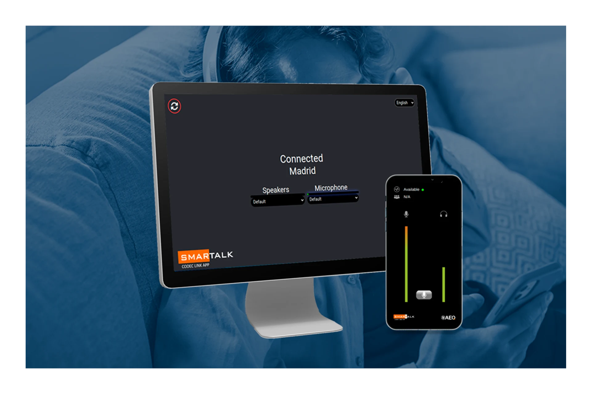 AEQ now offers the Smartalk service as a home application for high quality broadcasts from any Smartphone