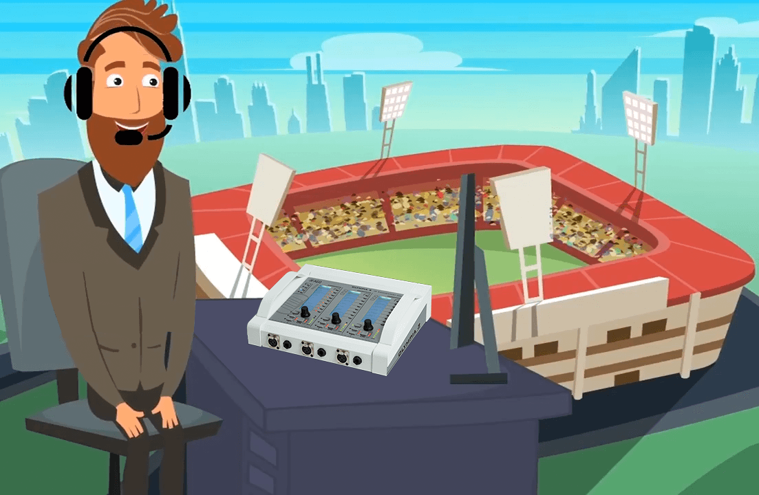 Remote production of sporting events