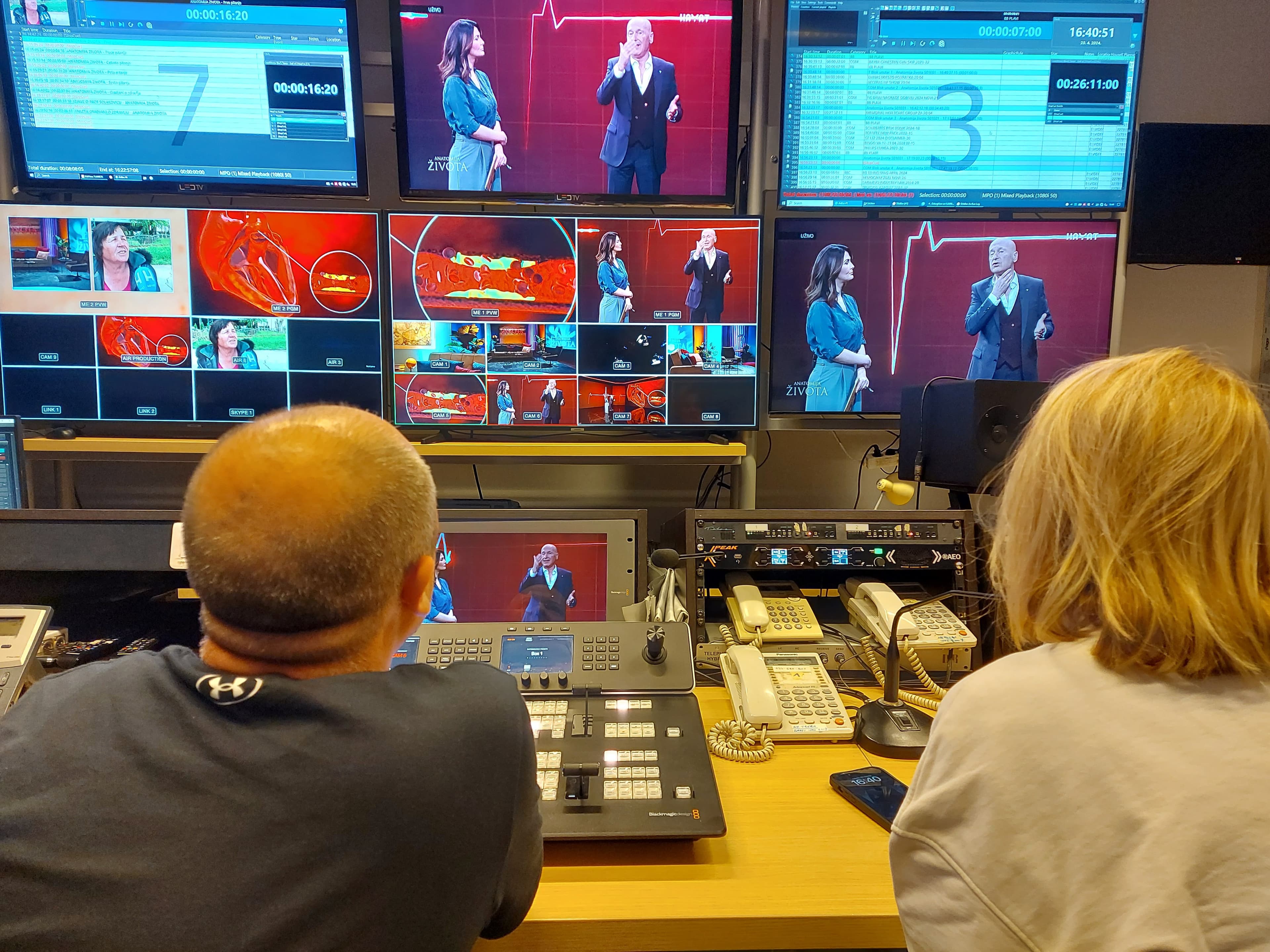 AEQ INTERCOM AT HAYAT TV IN BOSNIA