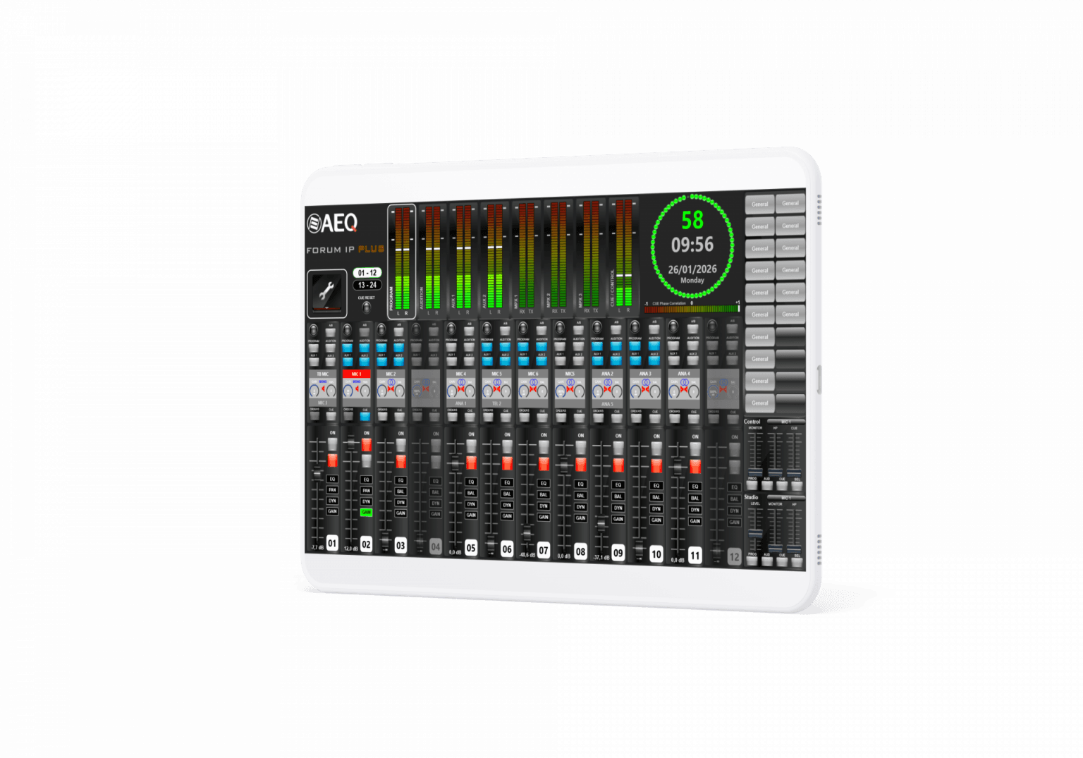 Forum Virtual on tablet