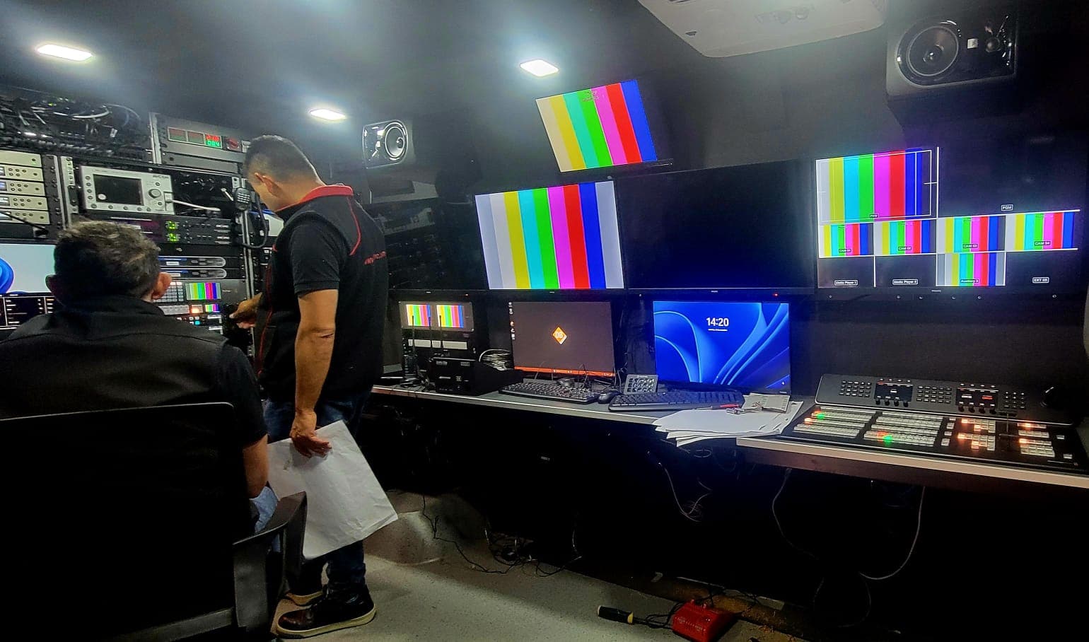 Pampa Films equips its new OB Van with AEQ XPEAK intercom system